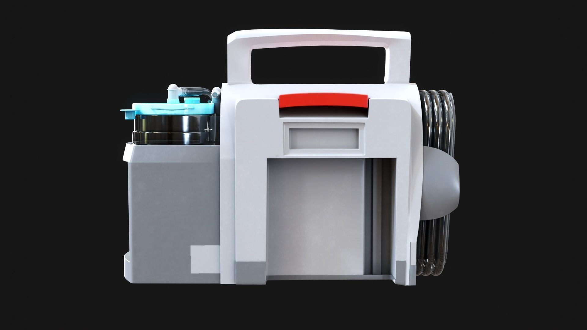 Weinmann ACCUVAC Pro Suction Pump with Accessory Bag  Low-poly 3D model_5