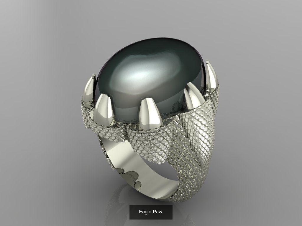 Turkish Inspired 3D Printable Rings Collection 19 Unique Designs _20