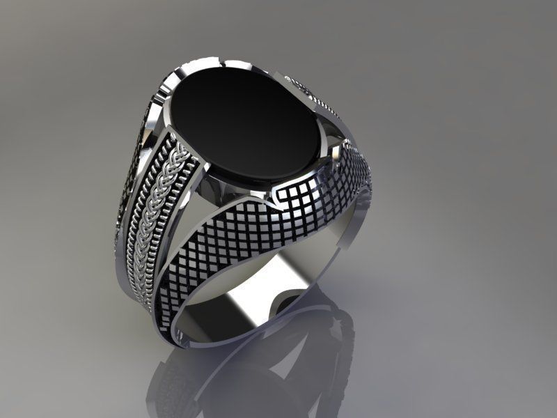 Turkish Inspired 3D Printable Rings Collection 19 Unique Designs _14