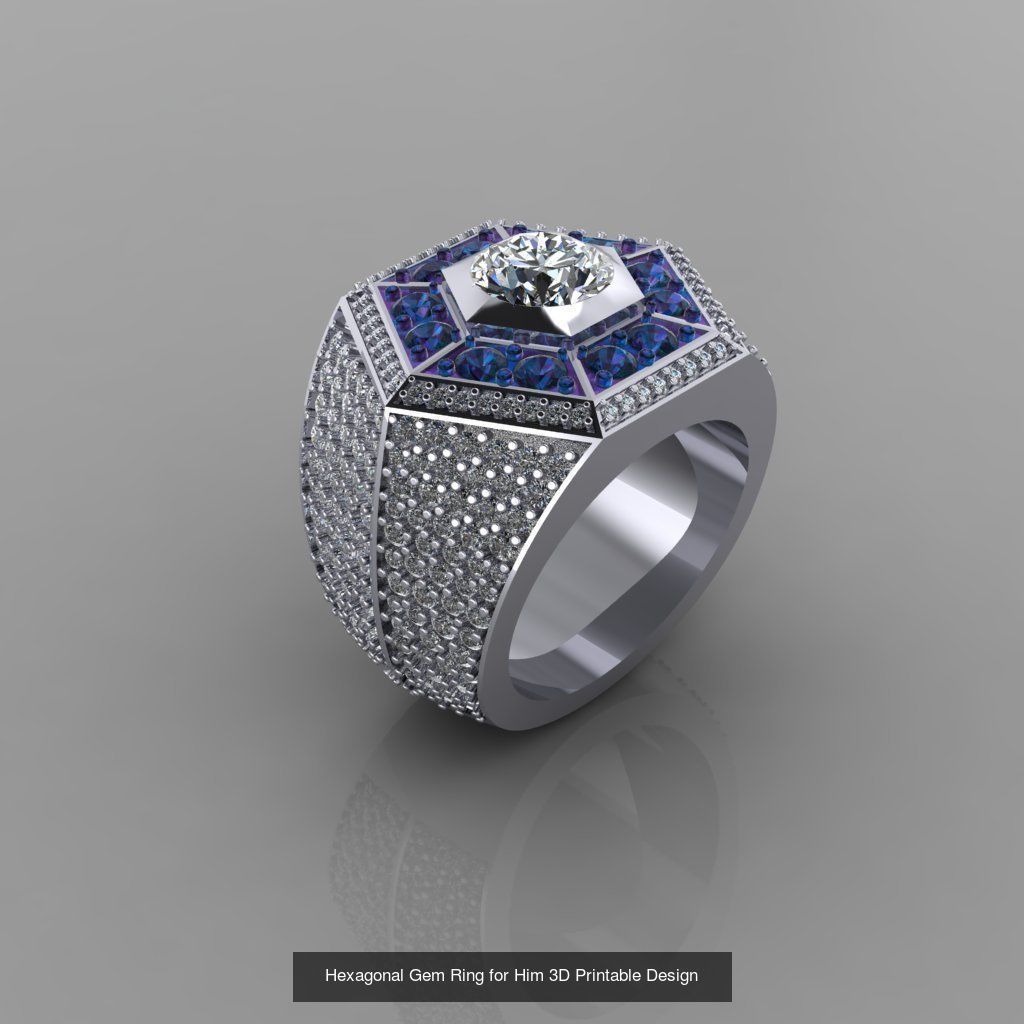 Turkish Inspired 3D Printable Rings Collection 19 Unique Designs _11