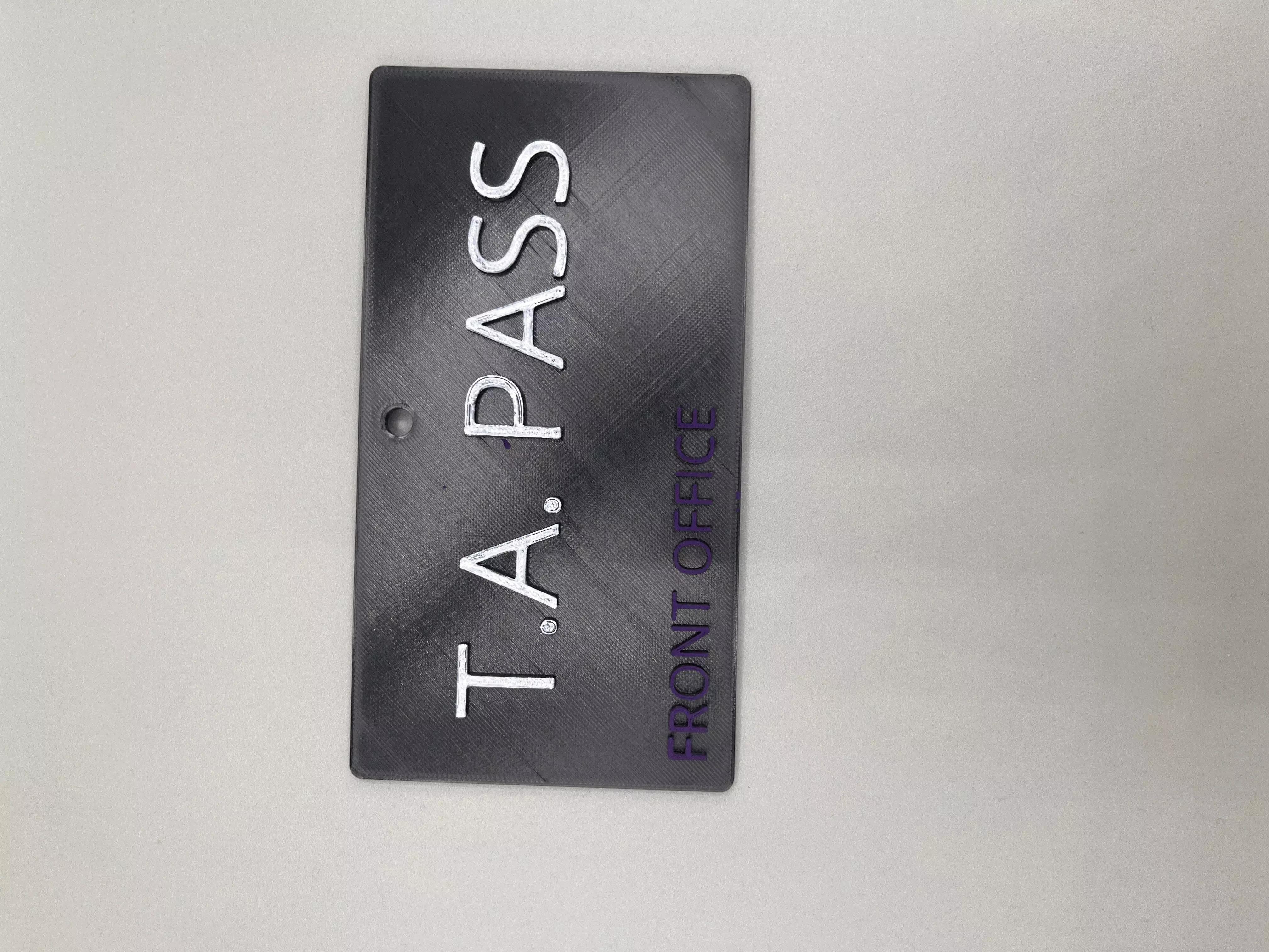 TA Office Pass Free 3D print model