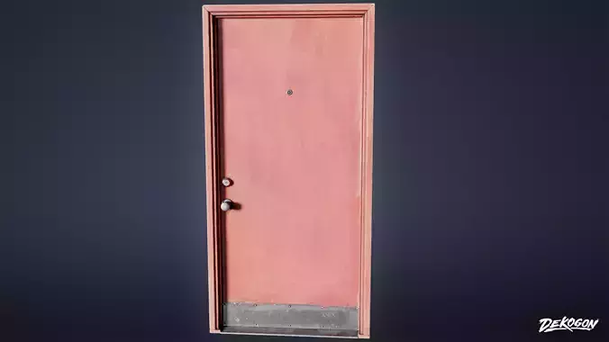 BUILDINGS - Door Set 18 - LOW POLY AND NANITE