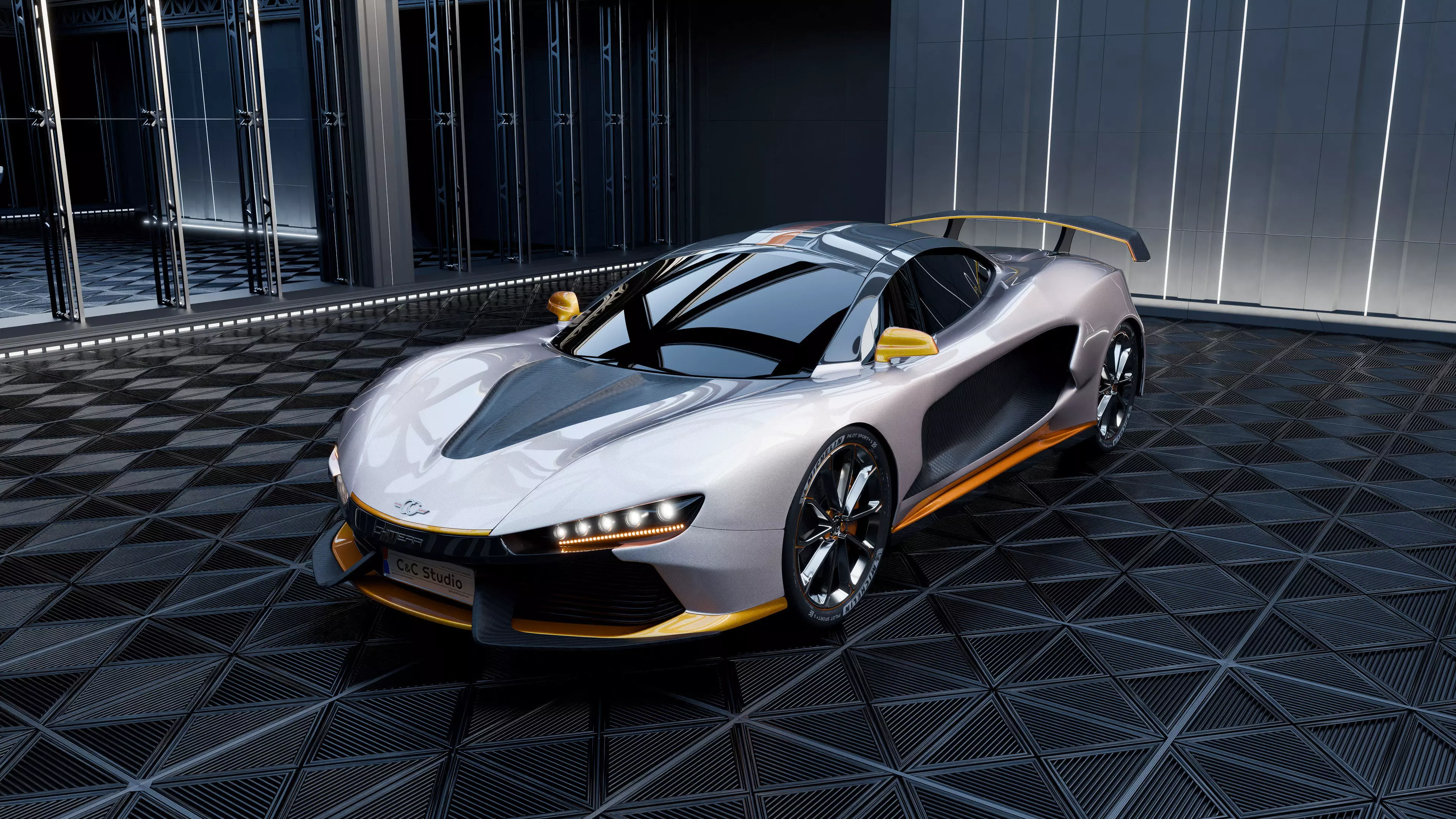 CC Chimera Supercar 3D model_0