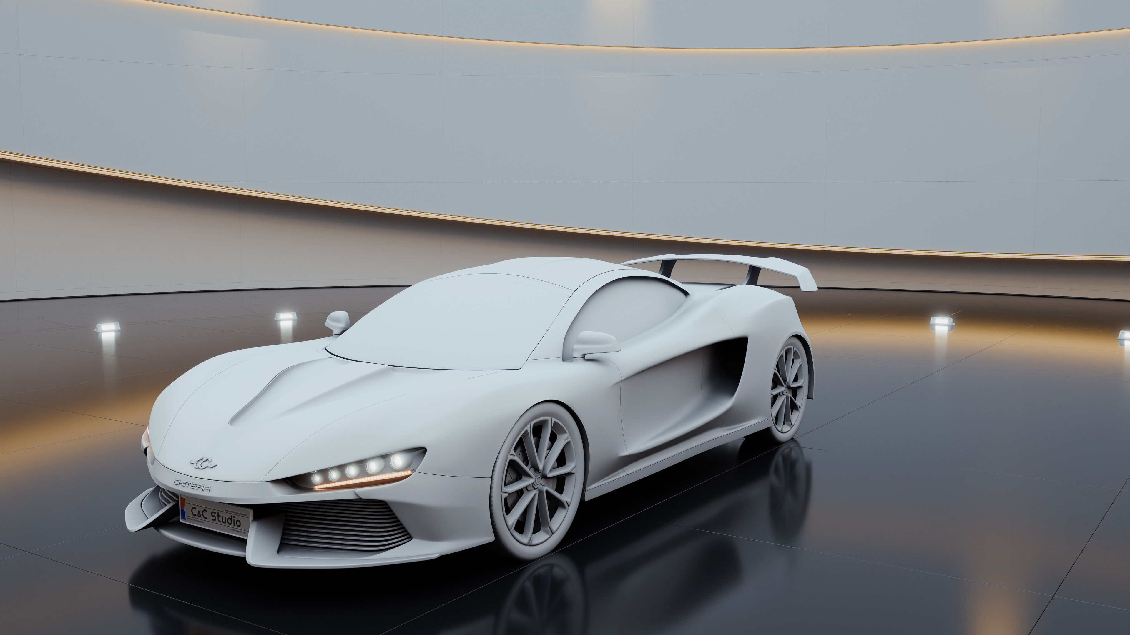 CC Chimera Supercar 3D model_19