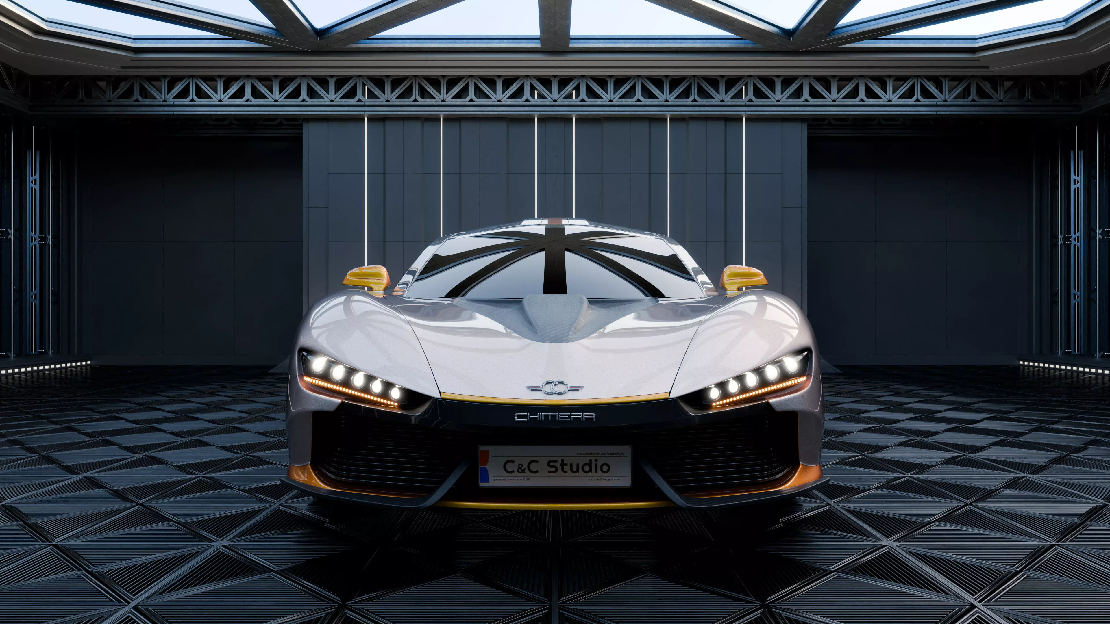 CC Chimera Supercar 3D model_4