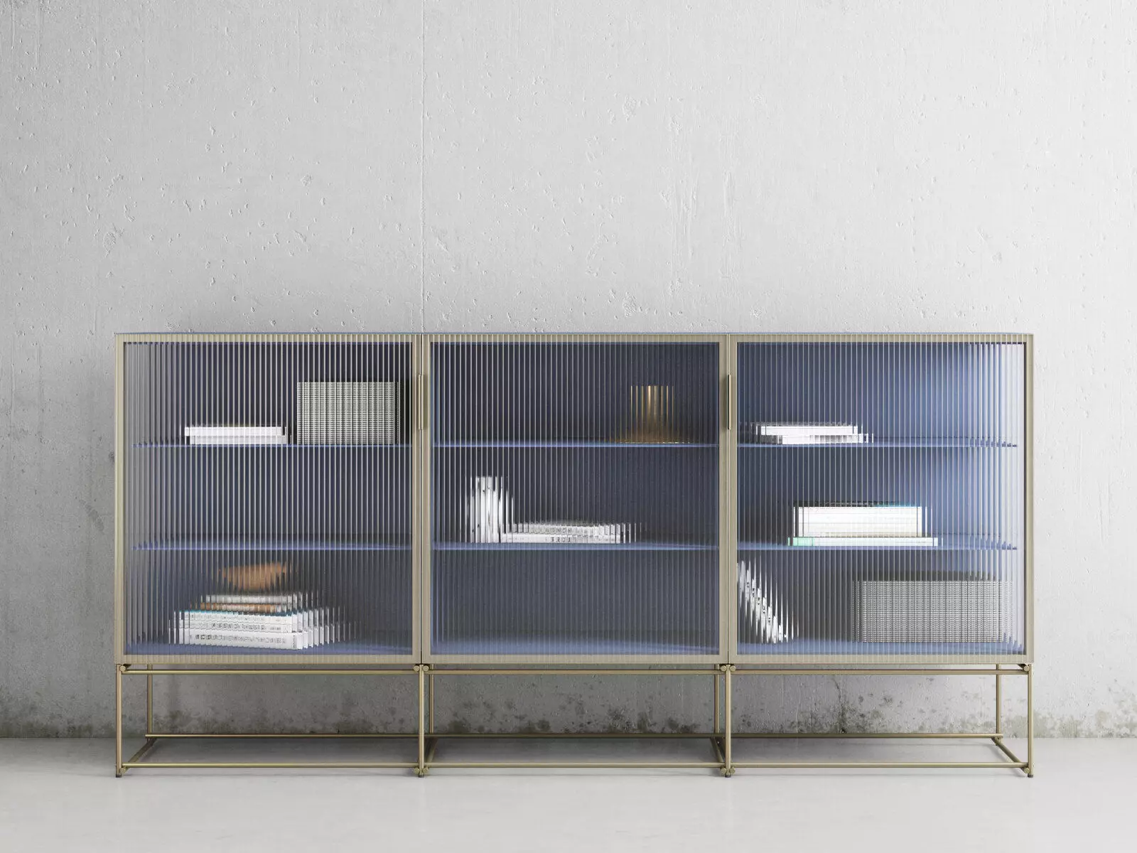 Canaletto 3 door Sideboard K6 3D model_0