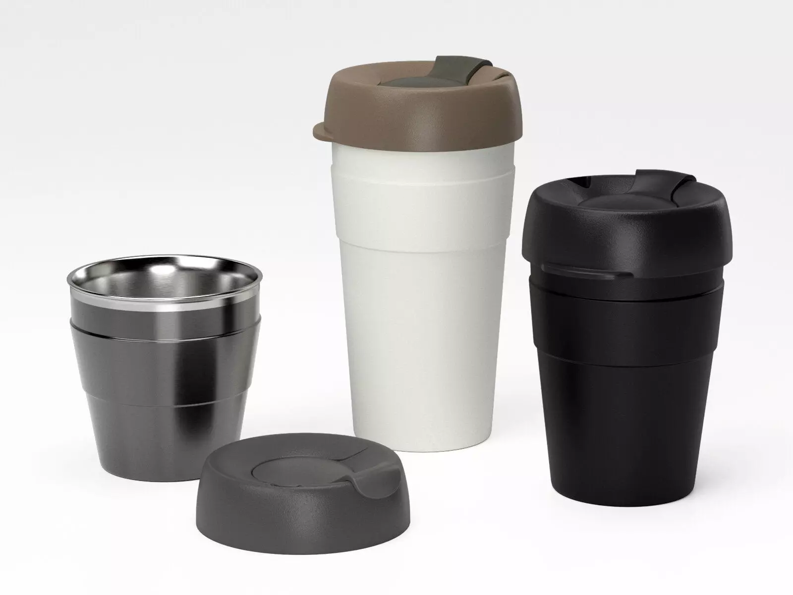 Thermal Coffee Cups 3D model_0