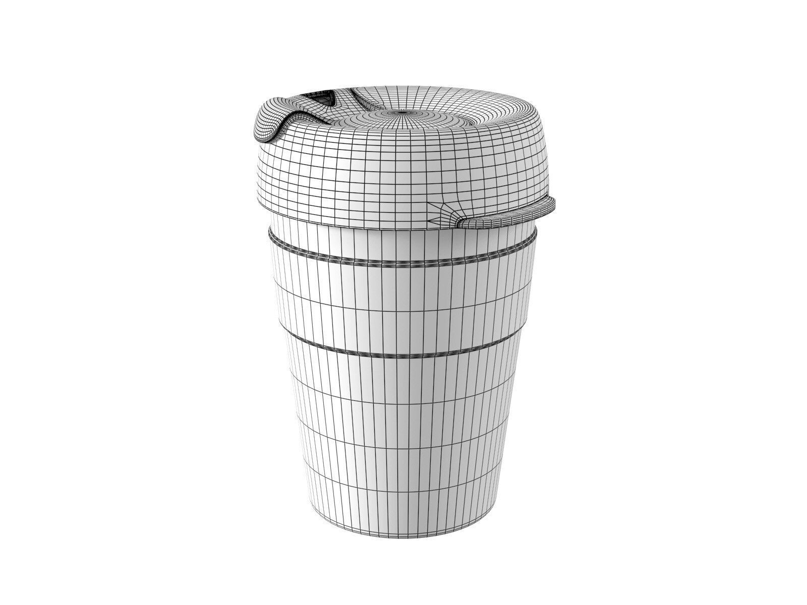 Thermal Coffee Cups 3D model_4