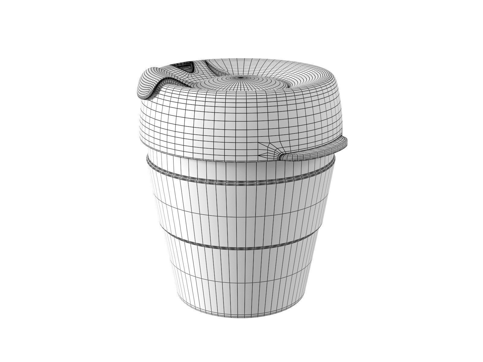 Thermal Coffee Cups 3D model_5