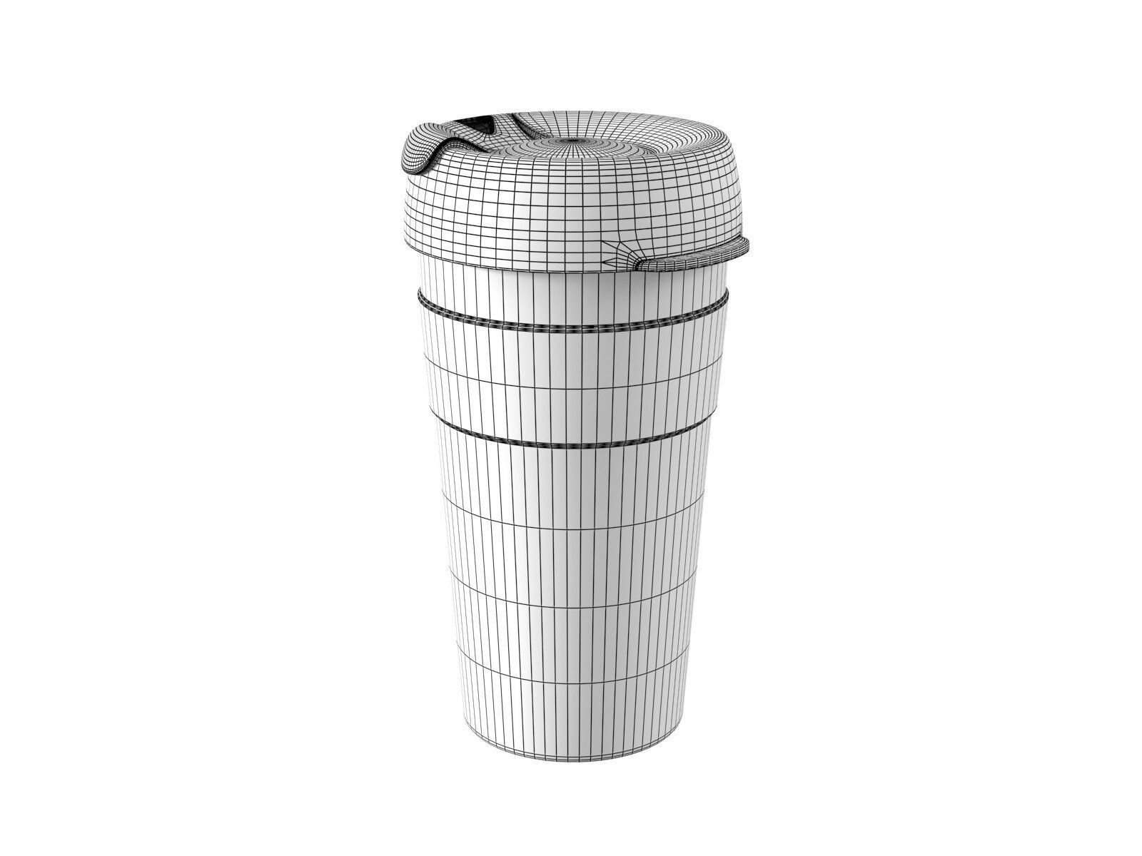 Thermal Coffee Cups 3D model_3