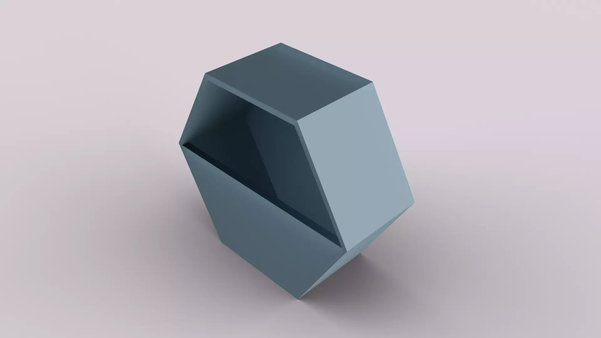 Hexagonal Wall Mount Planter 3D print model_0