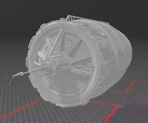 The Expanse Nauvoo Behemoth Medina Station 3d model 