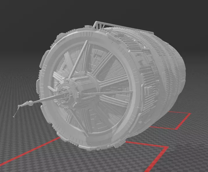 The Expanse Nauvoo Behemoth Medina Station 3d model  3D print model_0