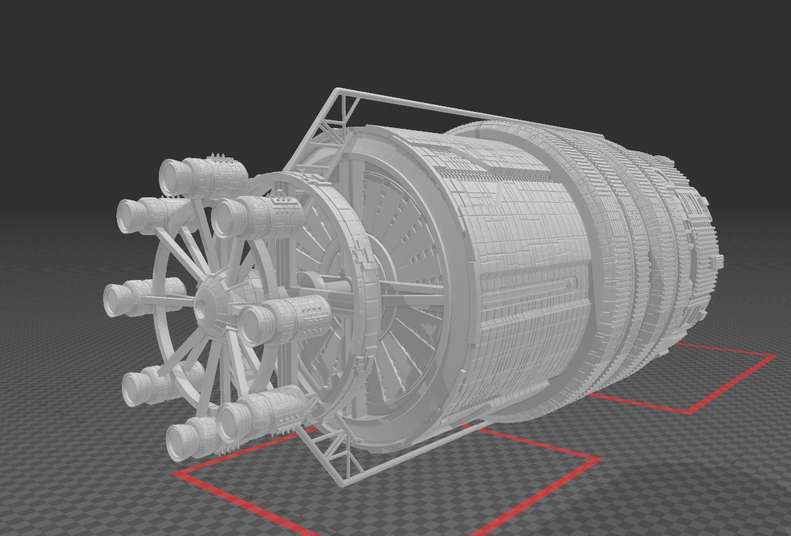 The Expanse Nauvoo Behemoth Medina Station 3d model  3D print model_3