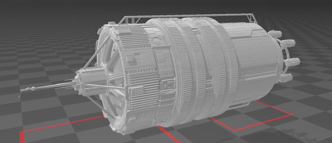 The Expanse Nauvoo Behemoth Medina Station 3d model  3D print model_1