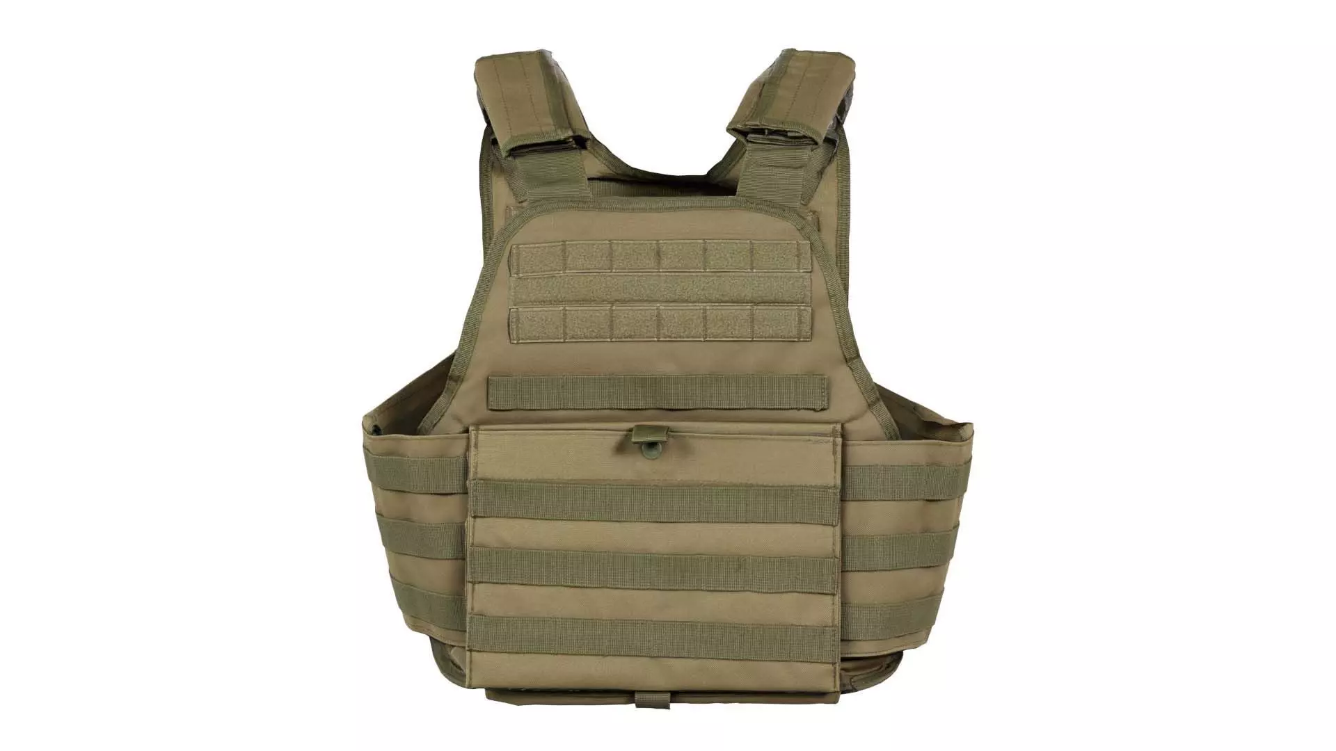 Bulletproof Army Vest Low-poly 3D model_0