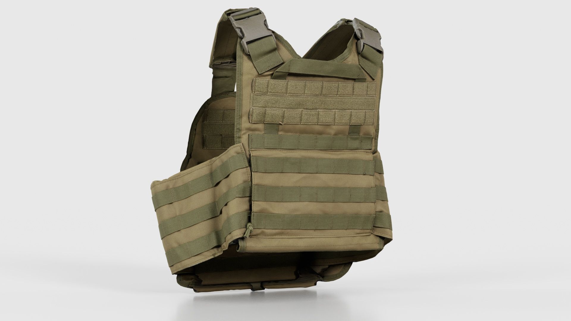 Bulletproof Army Vest Low-poly 3D model_22