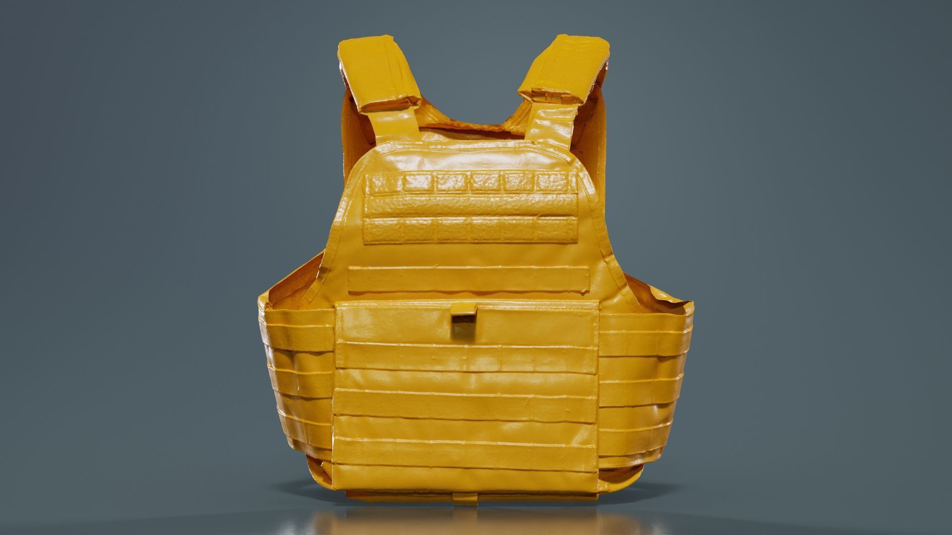 Bulletproof Army Vest Low-poly 3D model_12