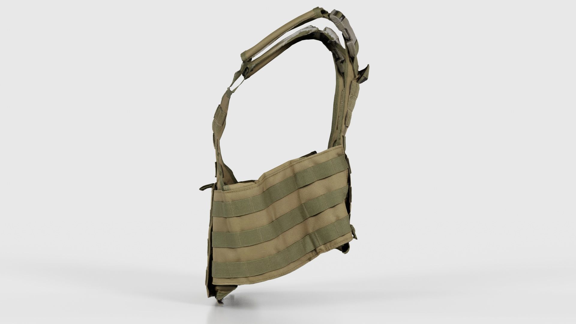 Bulletproof Army Vest Low-poly 3D model_24