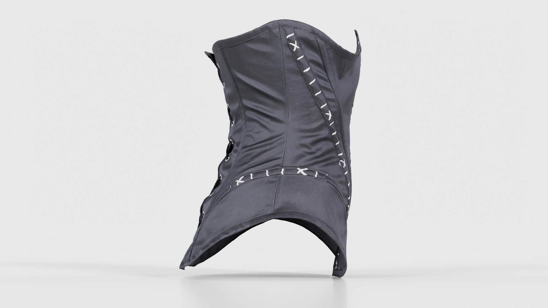 Catwoman Corset Low-poly 3D model_18