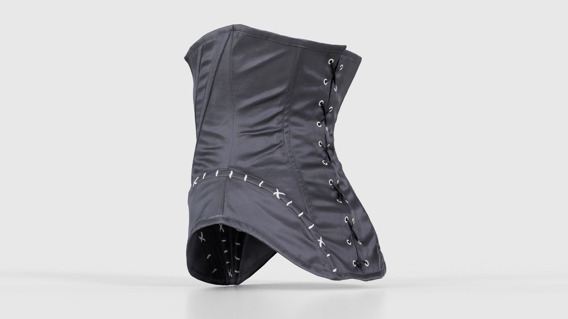 Catwoman Corset Low-poly 3D model_23