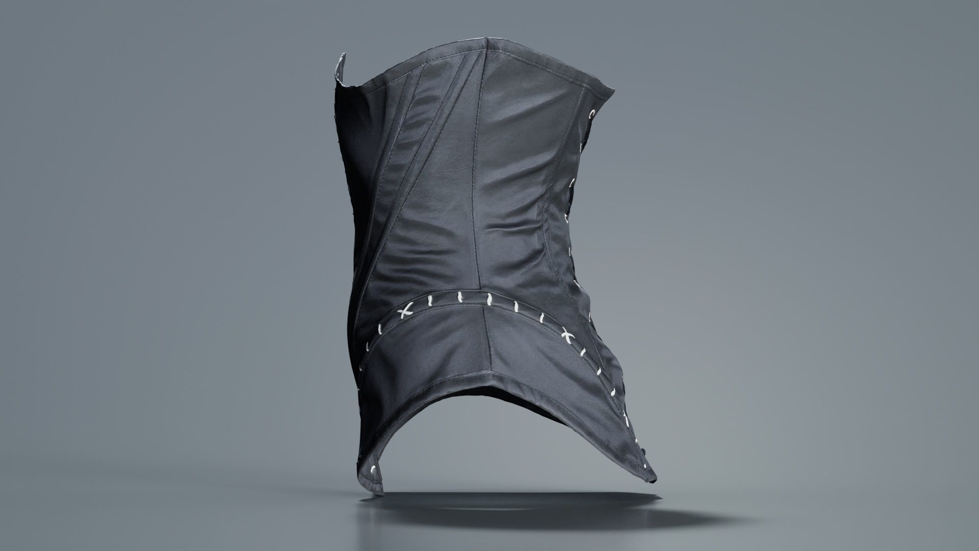 Catwoman Corset Low-poly 3D model_6