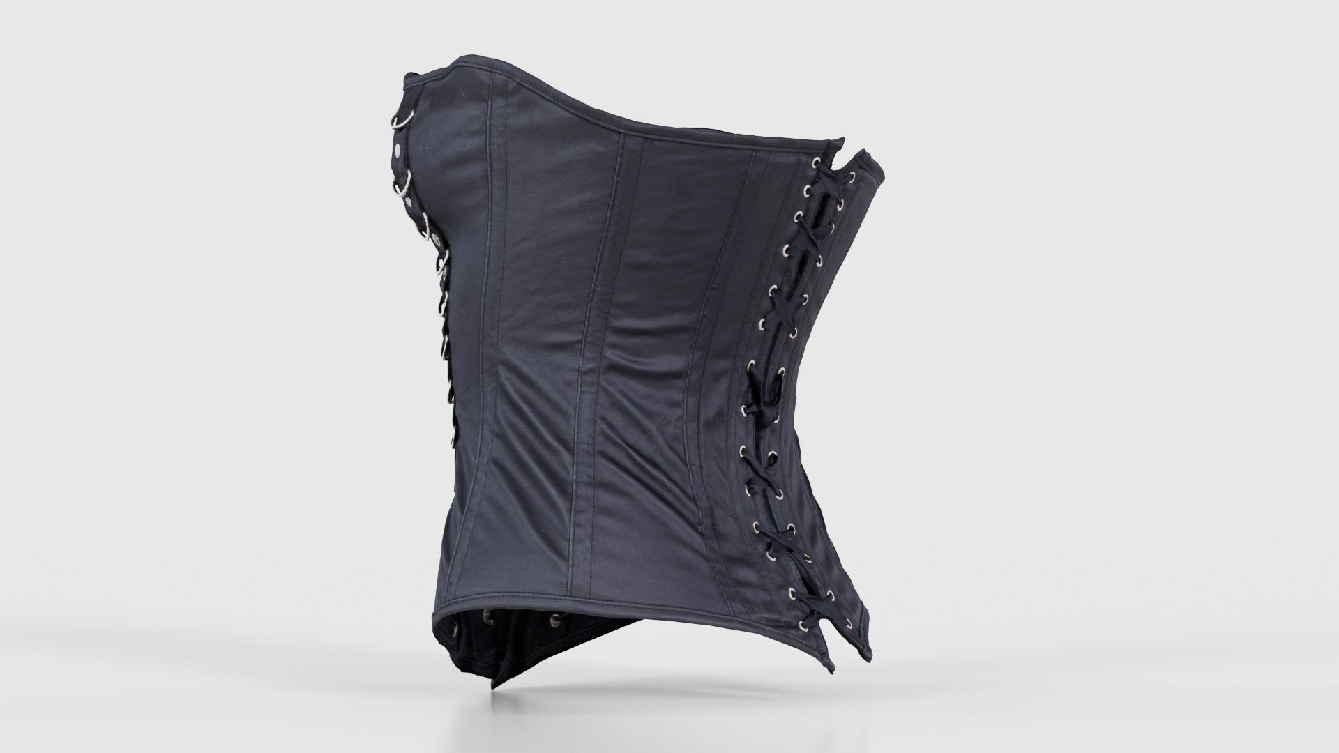 Ringed Corset Low-poly 3D model_23