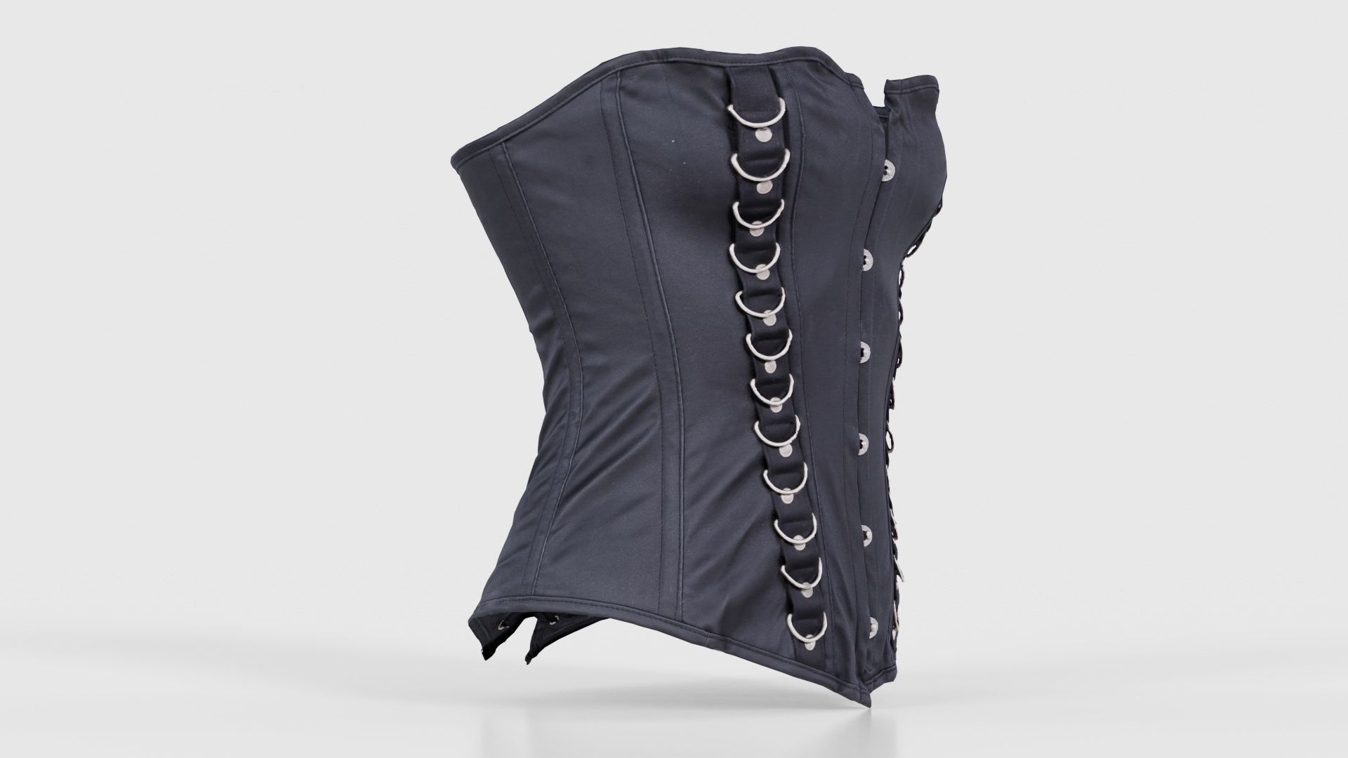 Ringed Corset Low-poly 3D model_17
