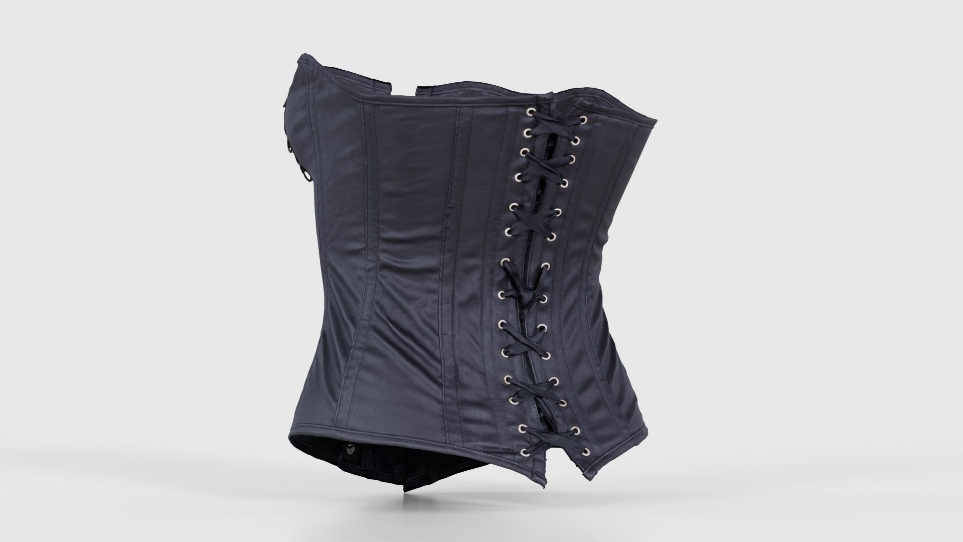 Ringed Corset Low-poly 3D model_22