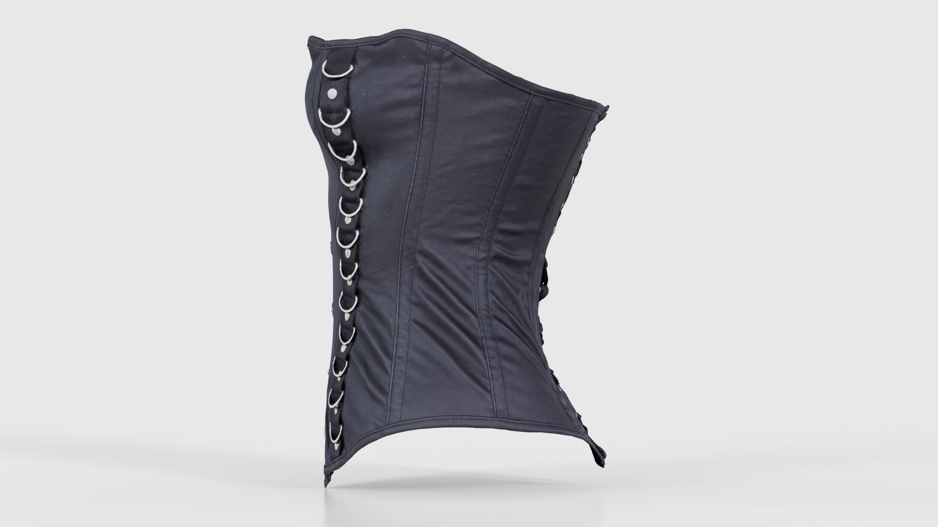 Ringed Corset Low-poly 3D model_24