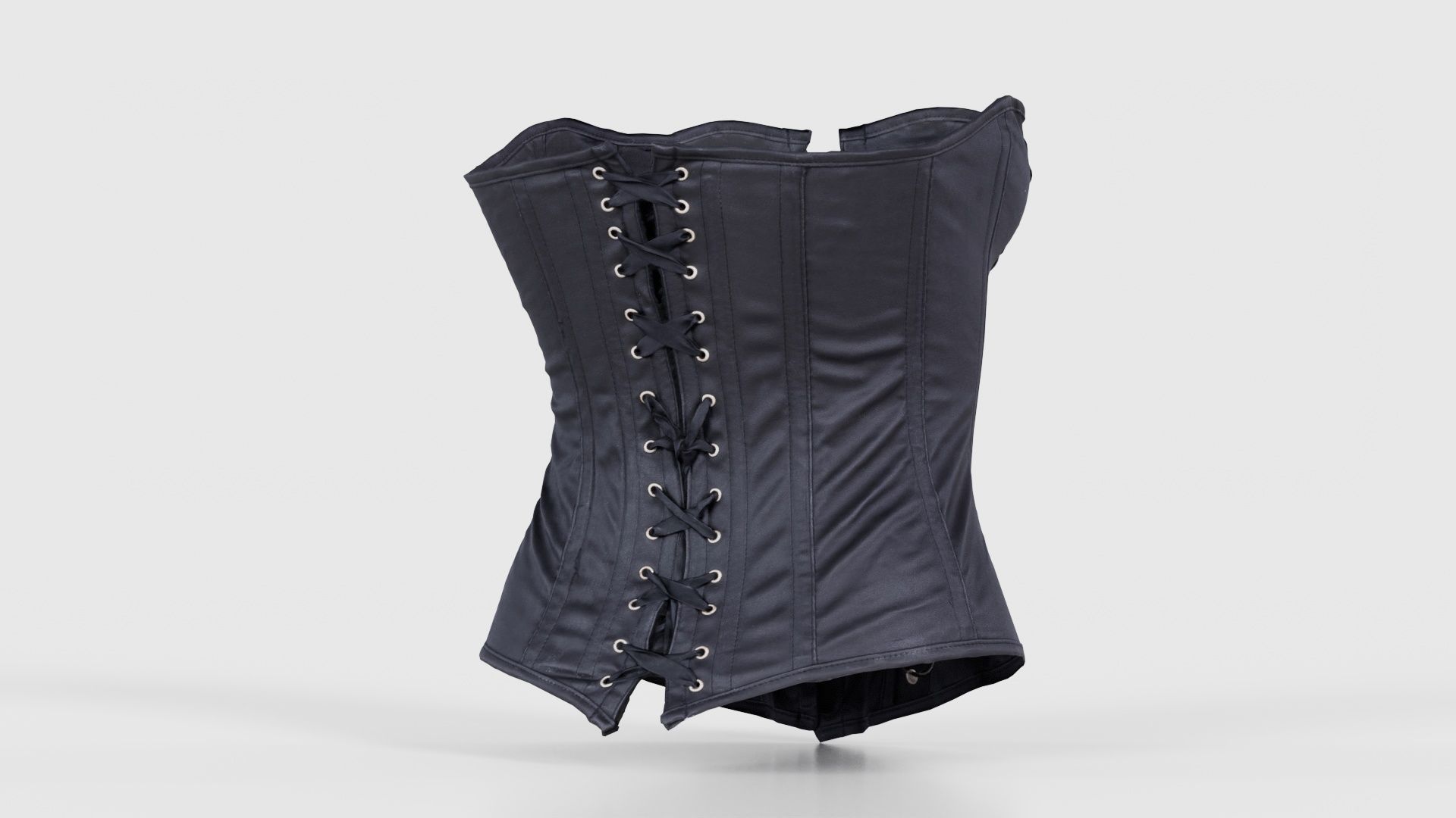 Ringed Corset Low-poly 3D model_20