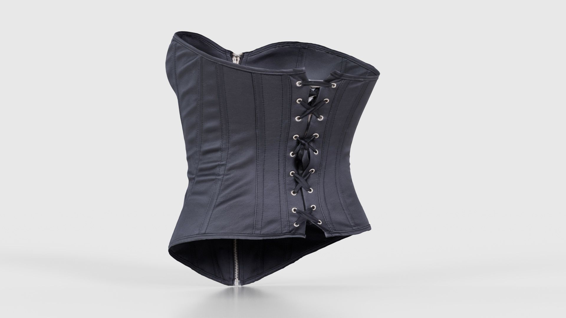 Simple Corset Low-poly 3D model_22