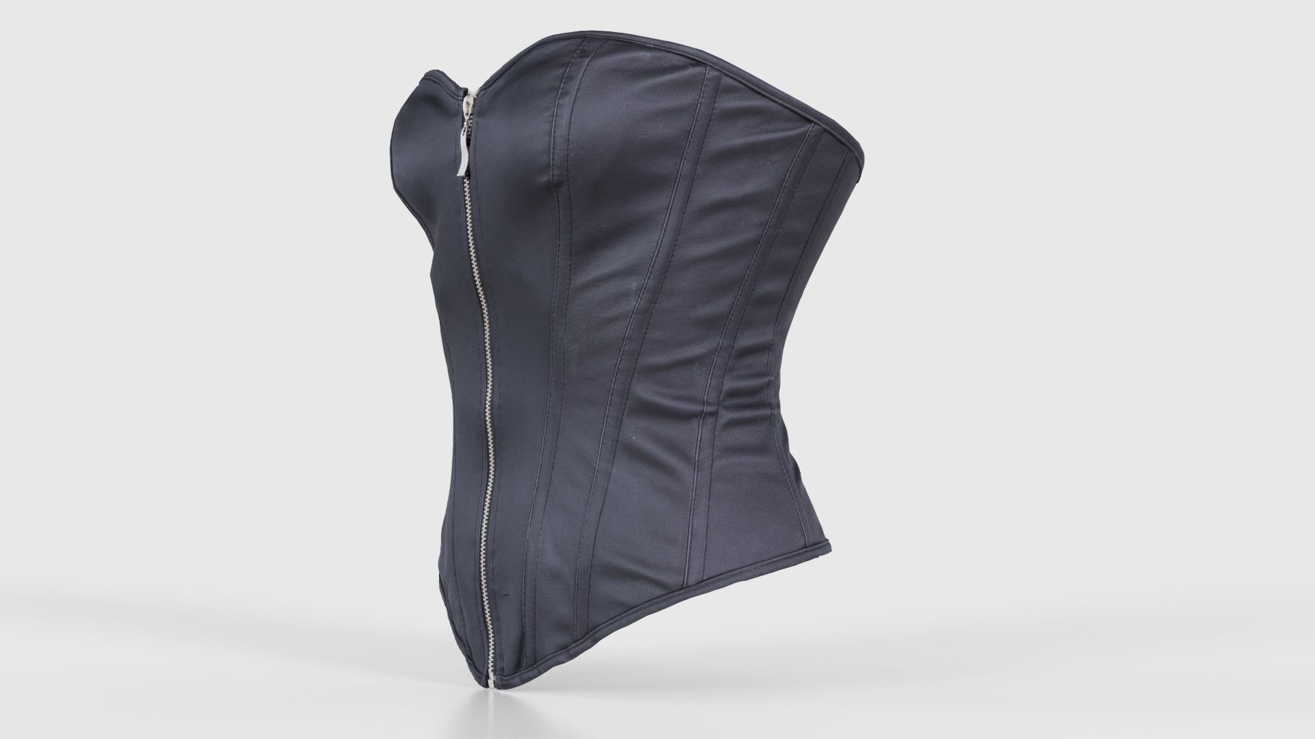 Simple Corset Low-poly 3D model_25