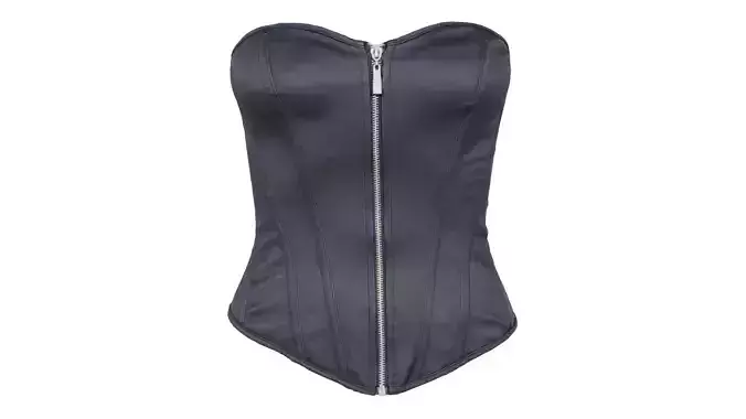 Simple Corset Low-poly 3D model