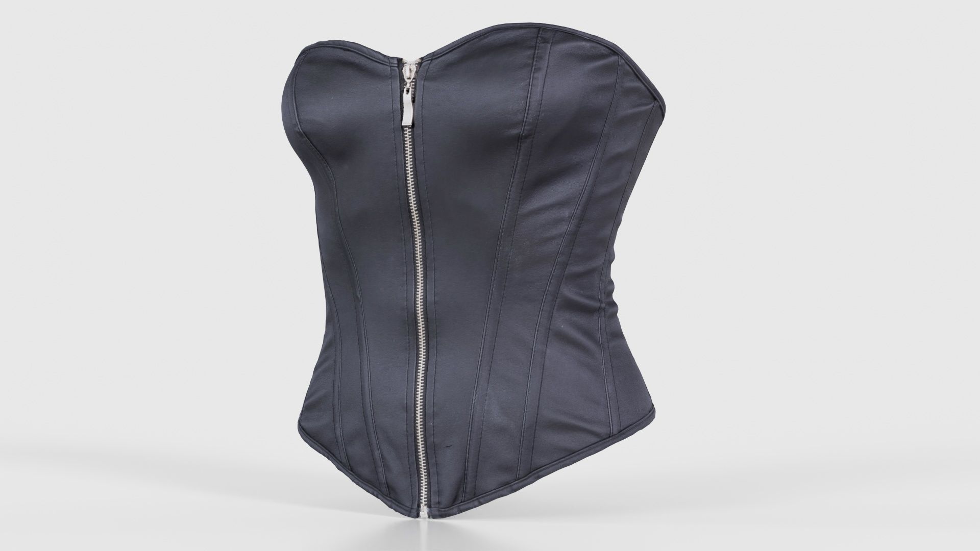 Simple Corset Low-poly 3D model_26