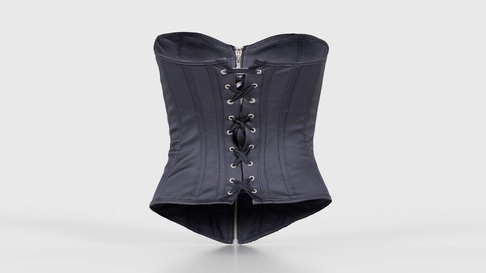 Simple Corset Low-poly 3D model_21