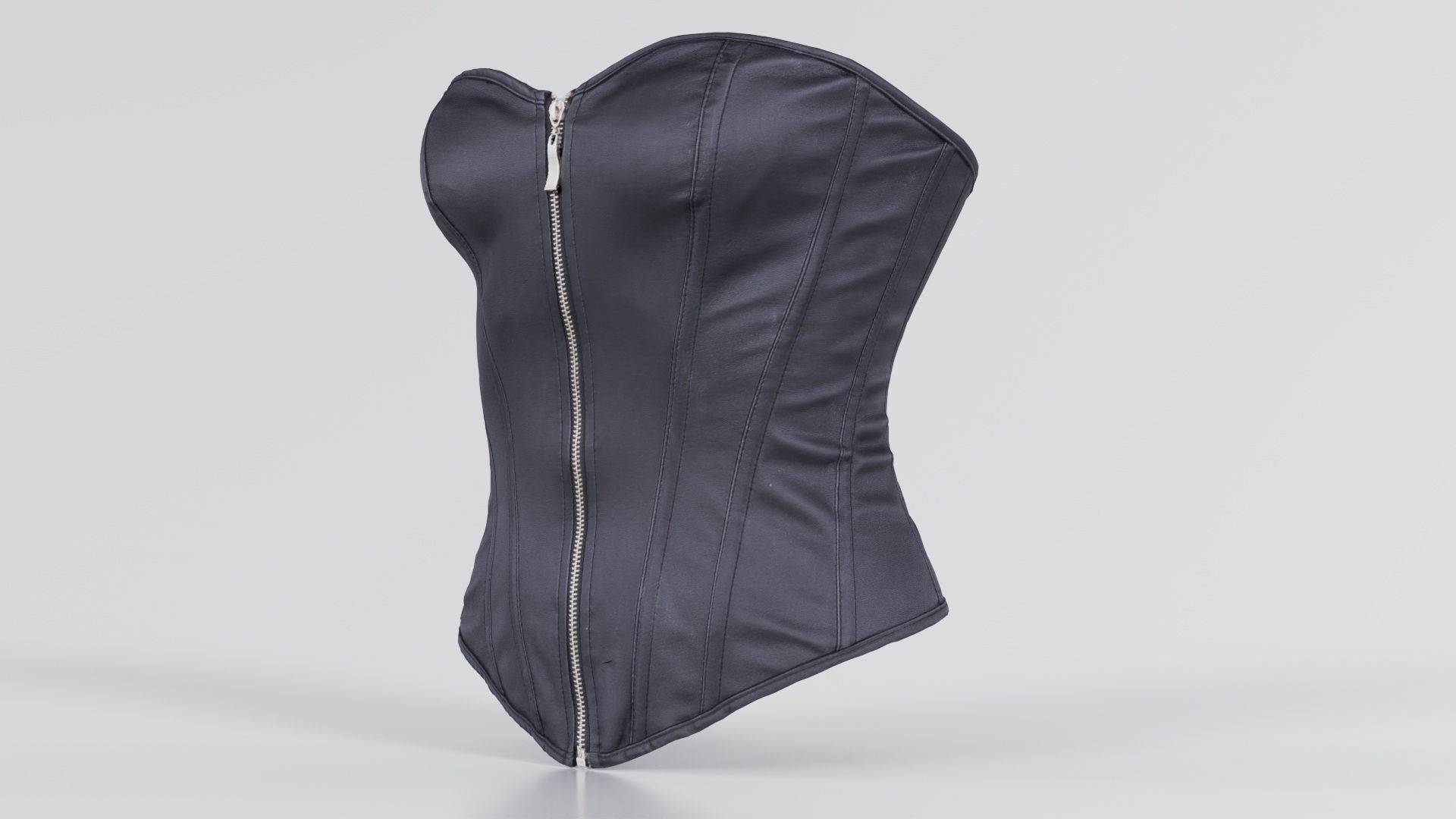 Simple Corset Low-poly 3D model_5
