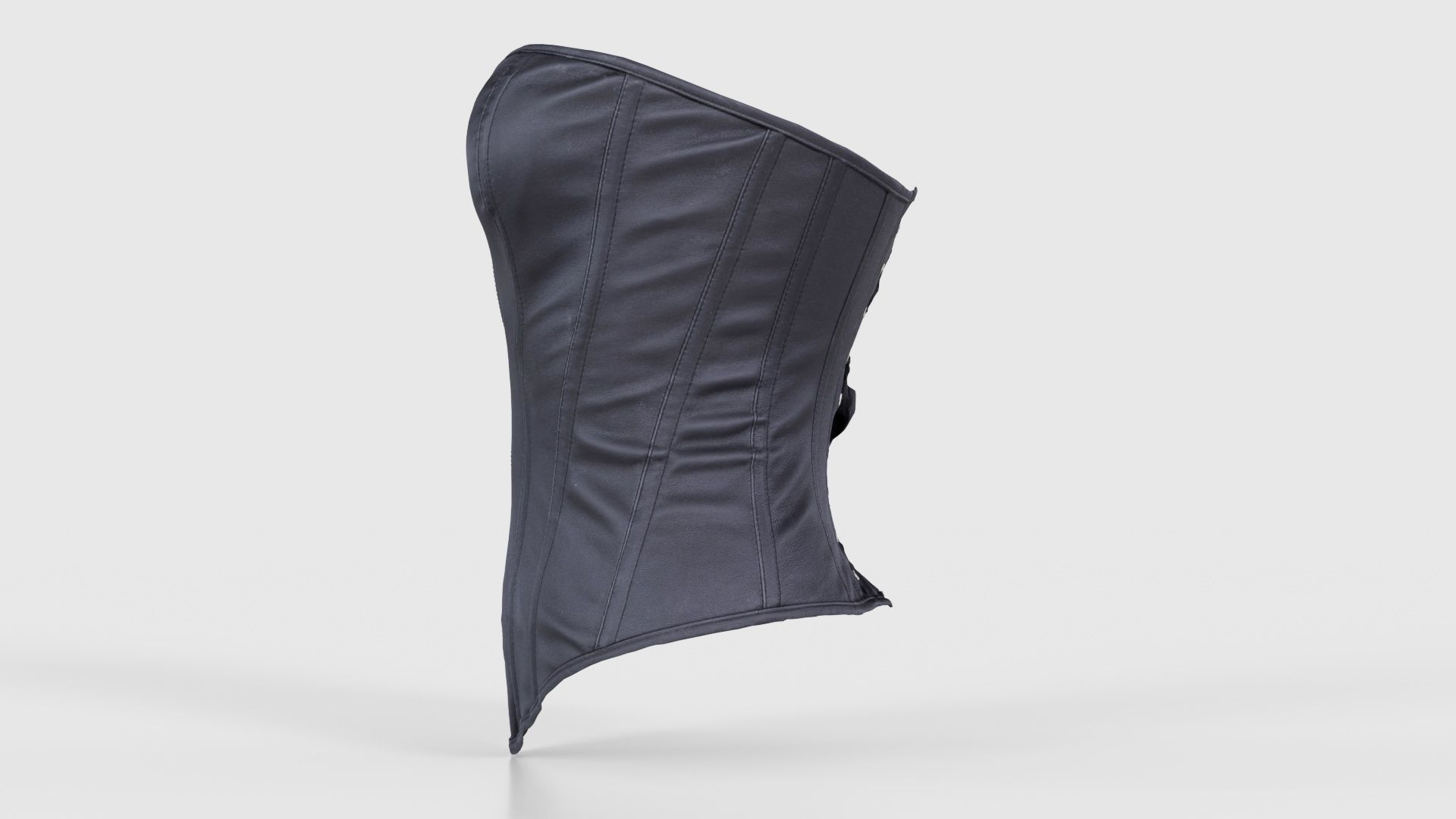 Simple Corset Low-poly 3D model_24