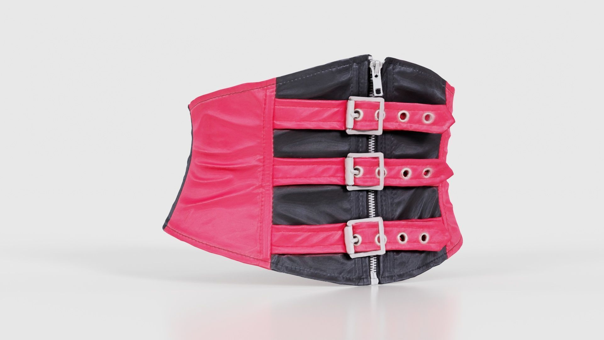 Waspie Corset Low-poly 3D model_16