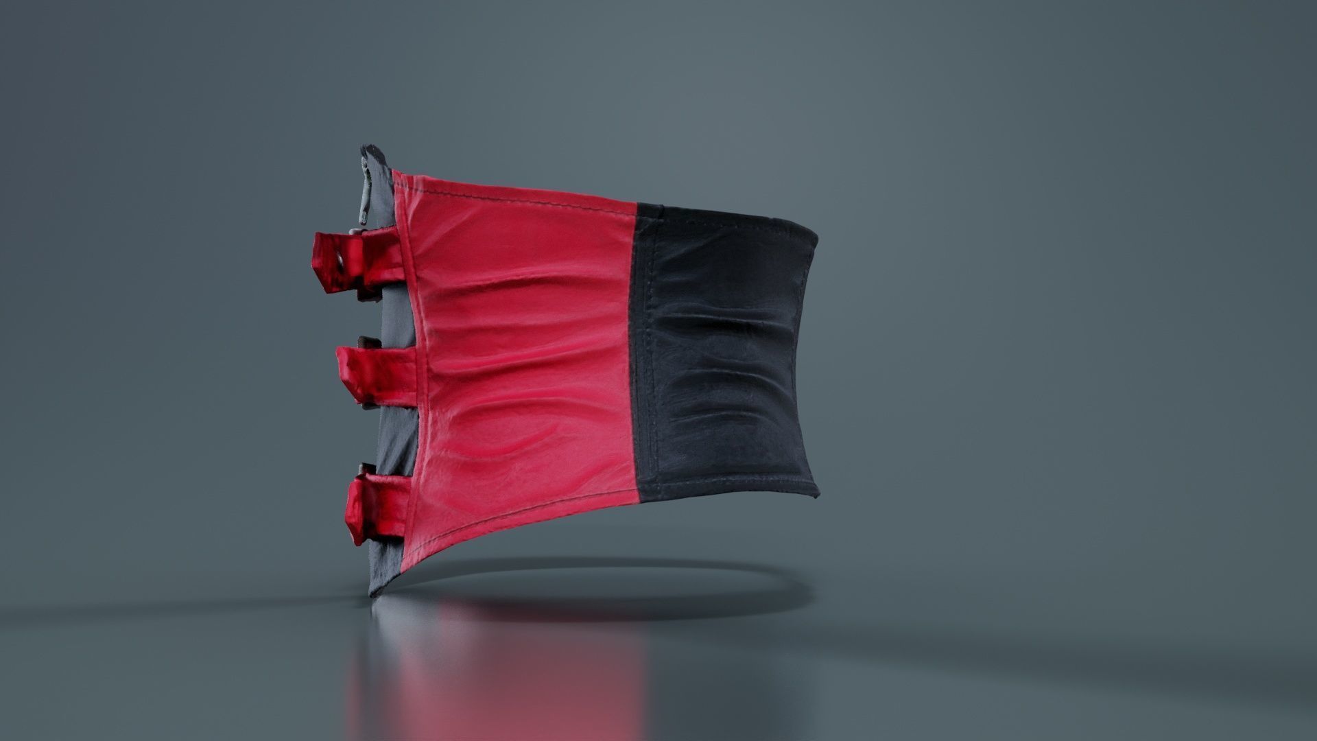 Waspie Corset Low-poly 3D model_2