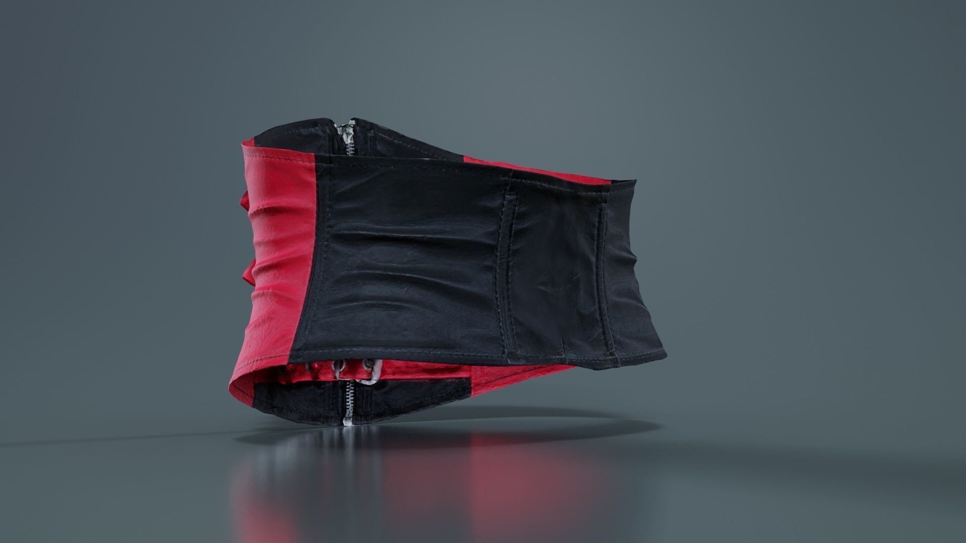 Waspie Corset Low-poly 3D model_8