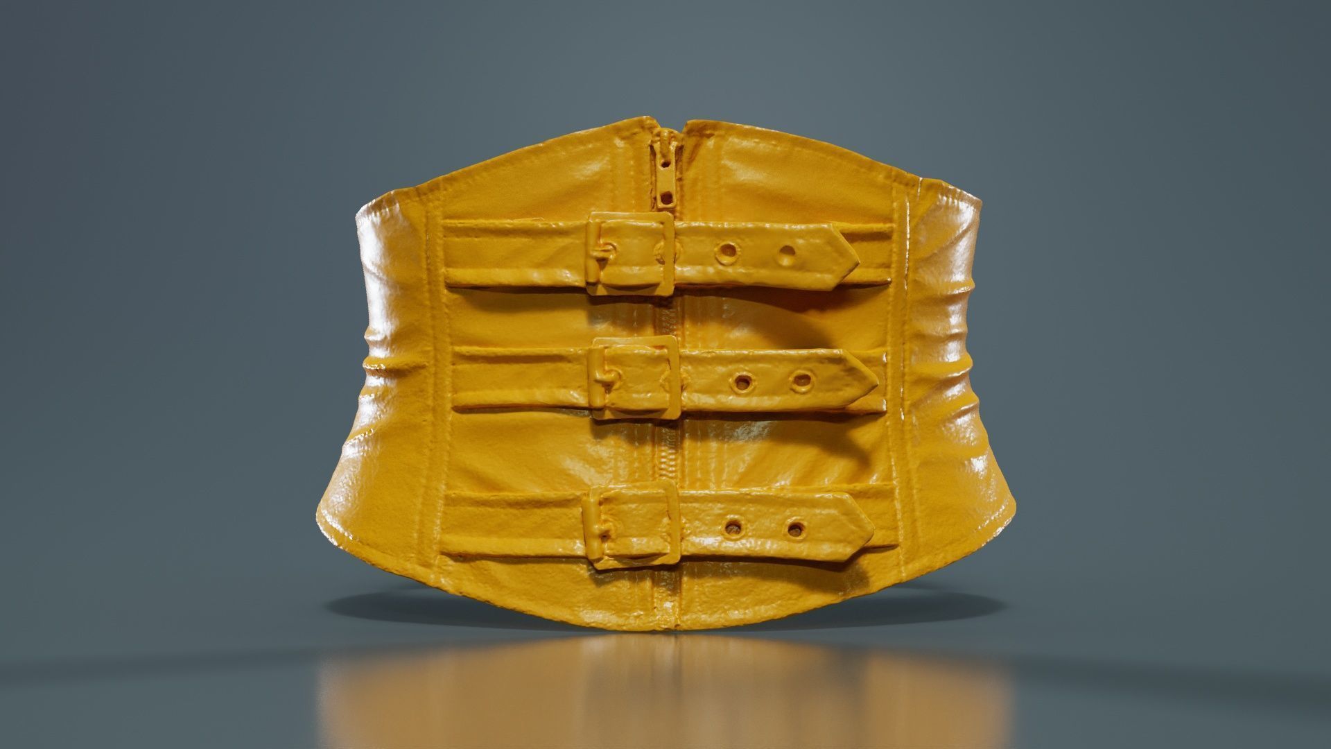 Waspie Corset Low-poly 3D model_12