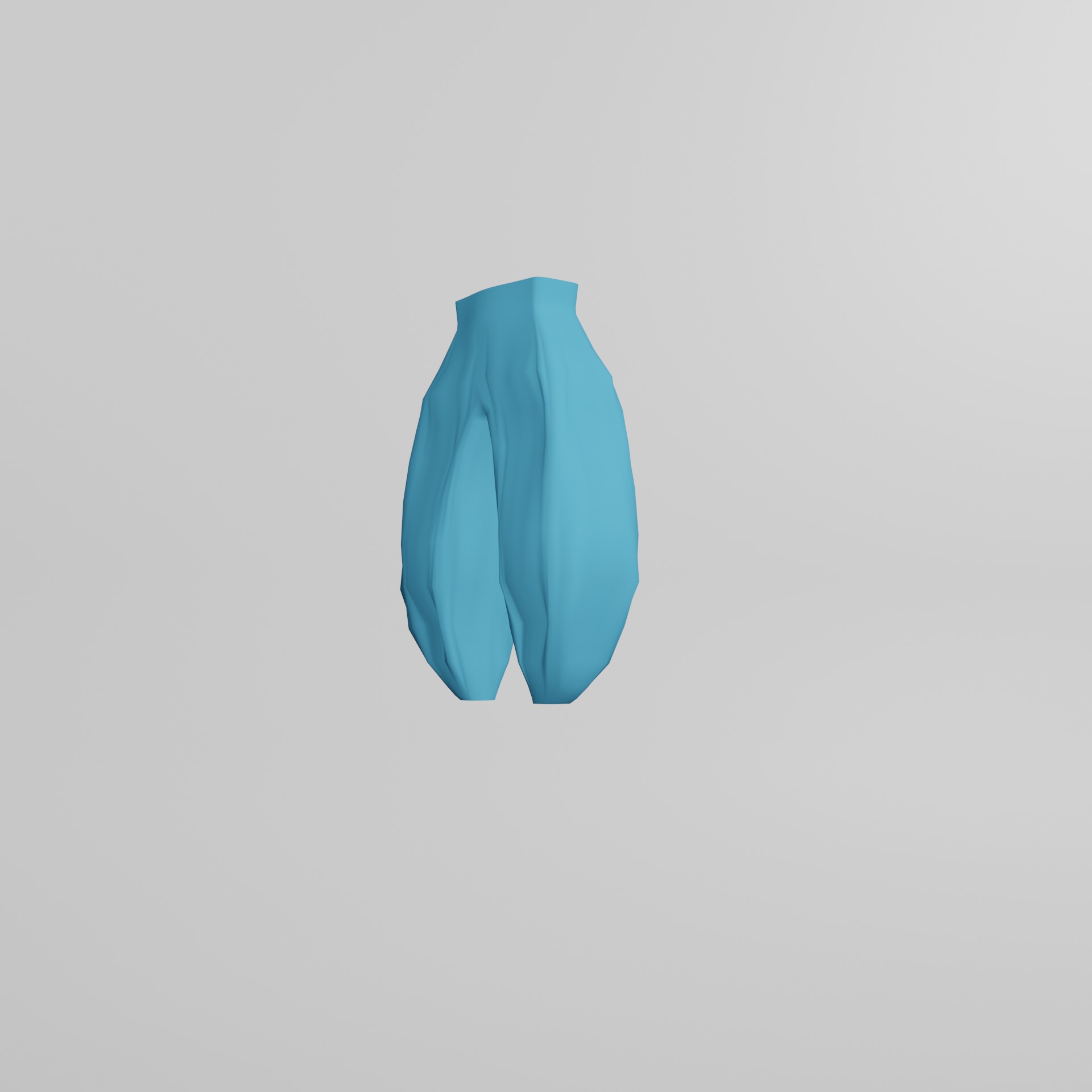 Harem Pants 3D model_5