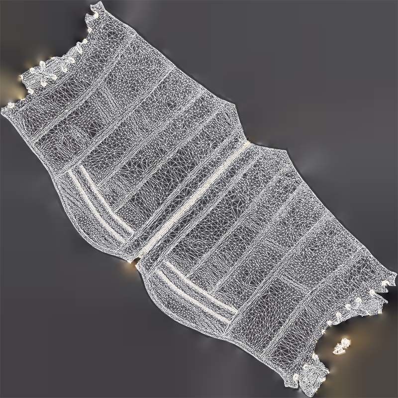 Zipper Corset Low-poly 3D model_14