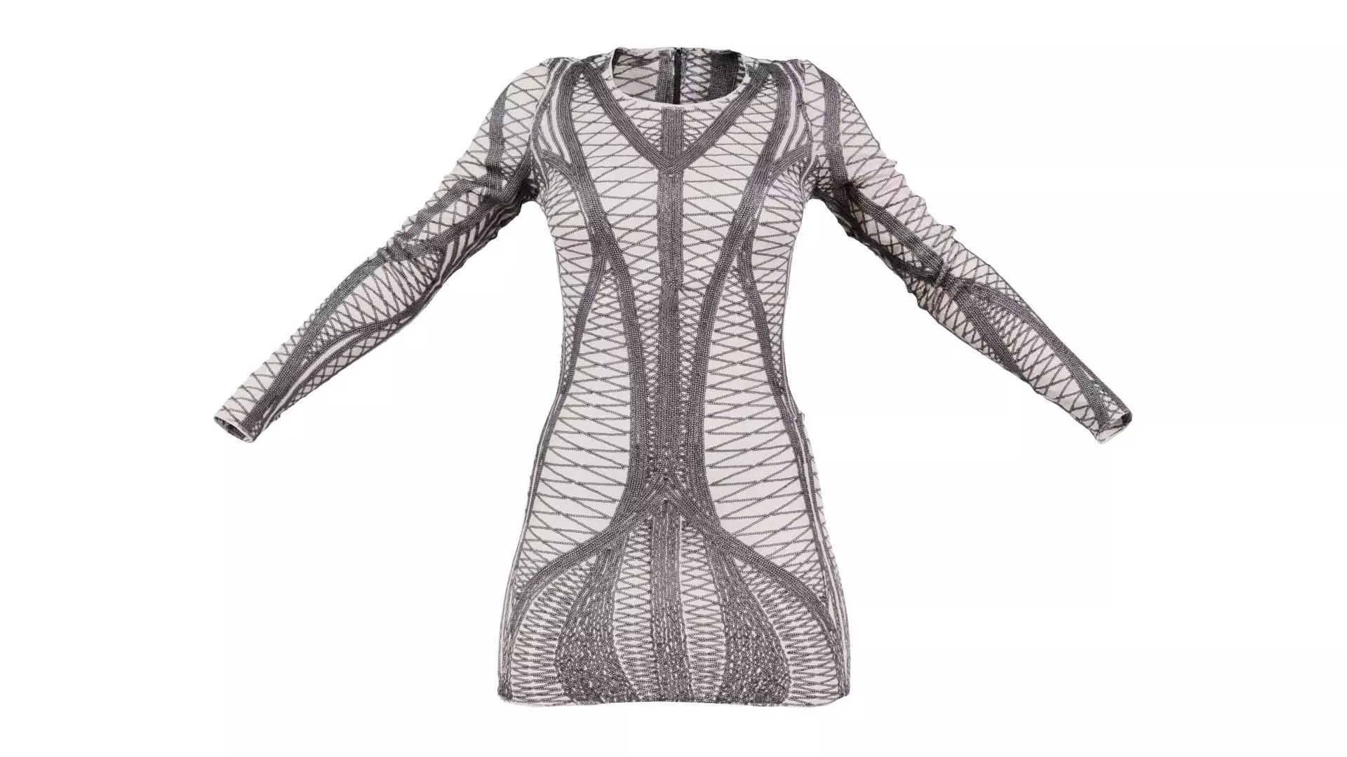 Arc Dress Low-poly 3D model