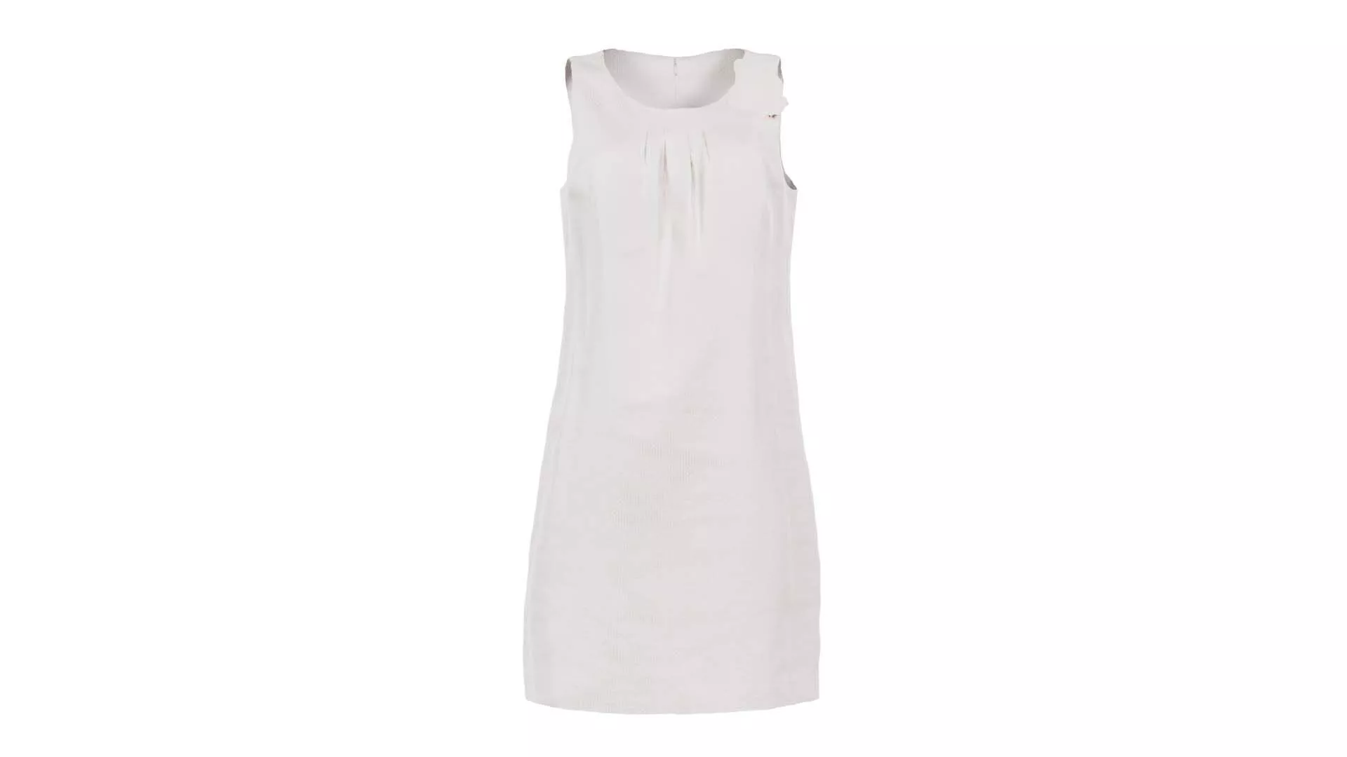 Beige Sleeveless Dress Low-poly 3D model