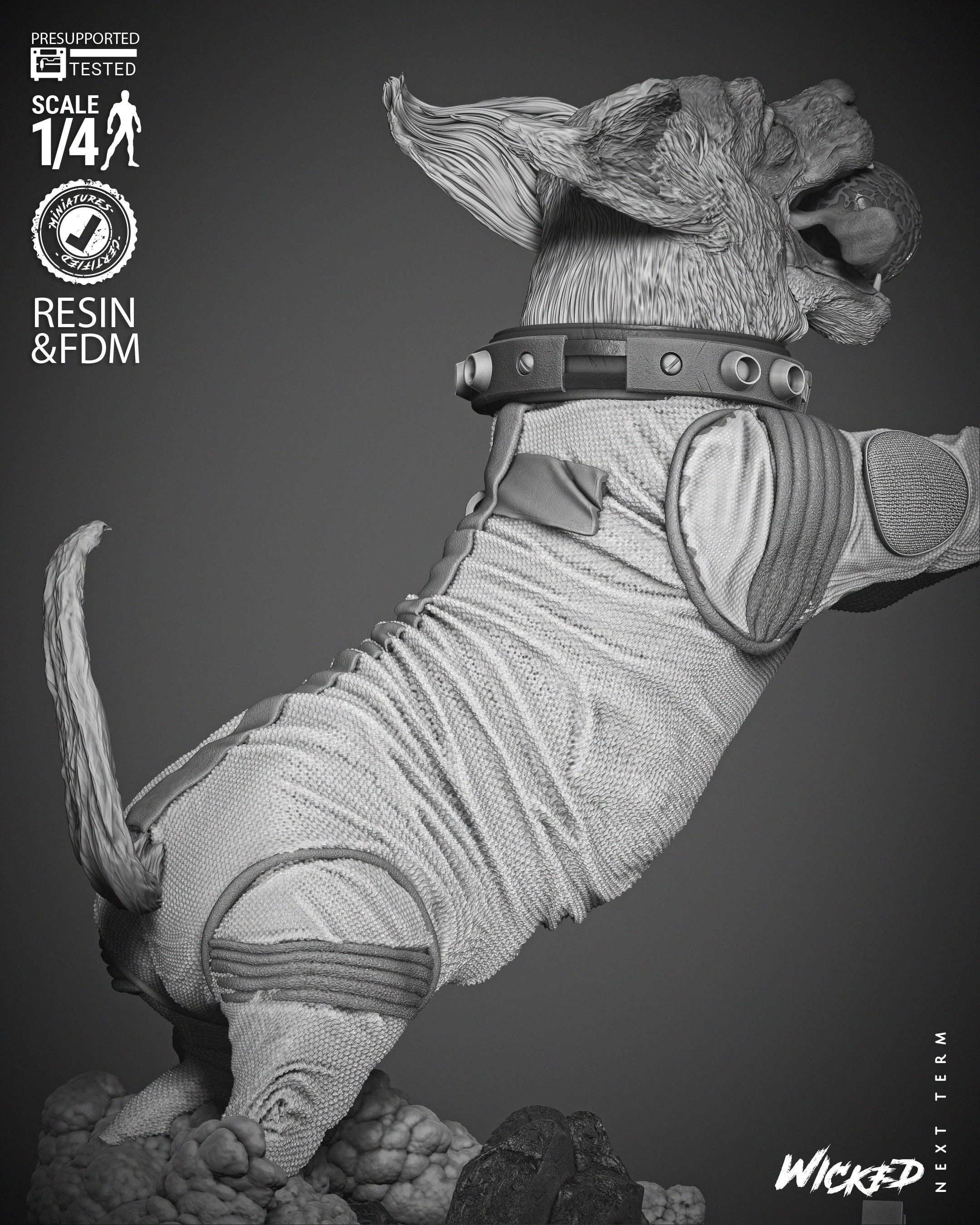 Wicked Marvel Cosmo Bust  3D print model_15