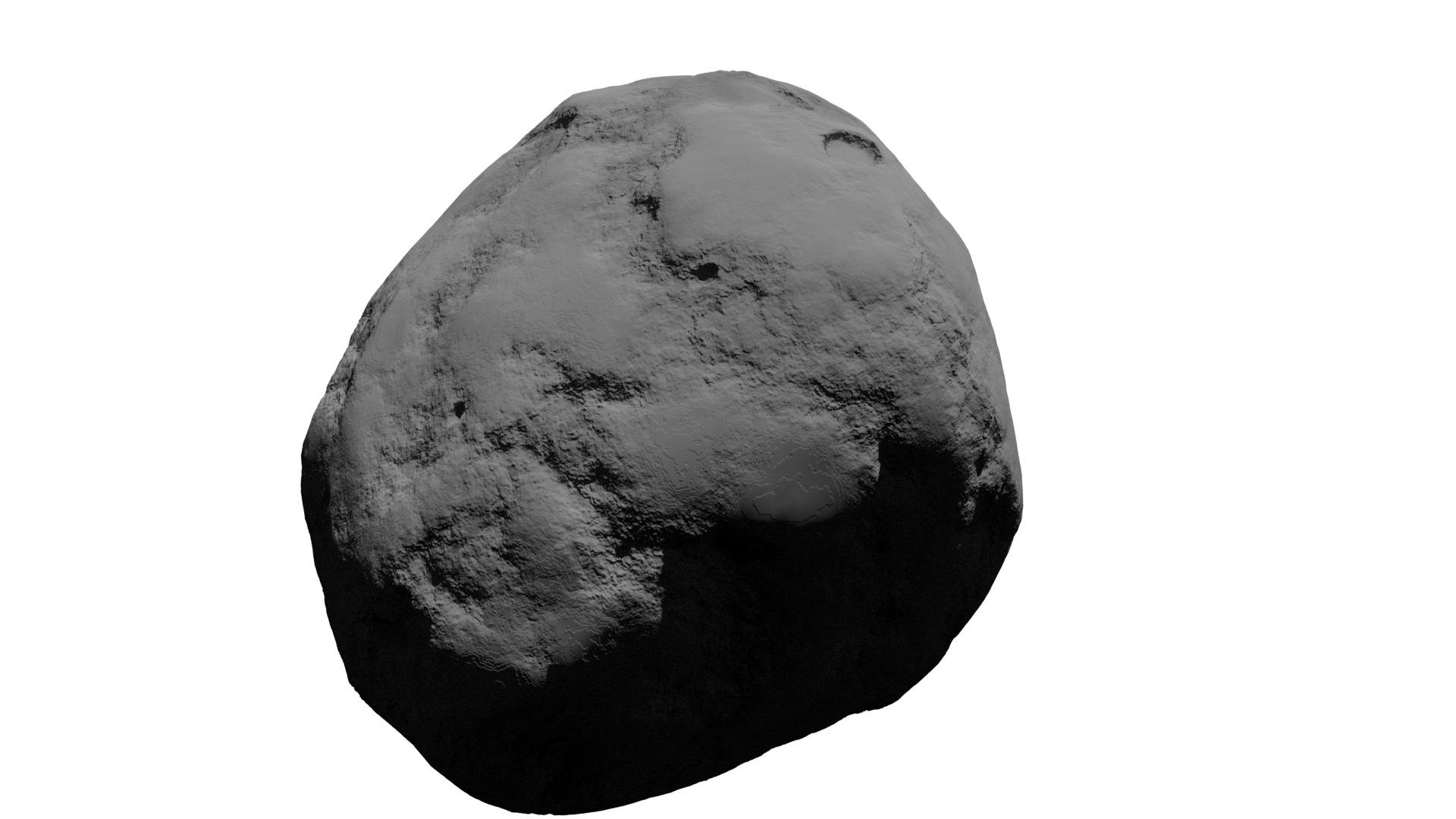 Comet Encke 3D model_3