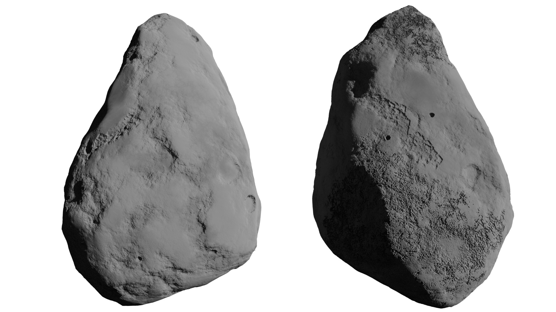 Comet Encke 3D model_1