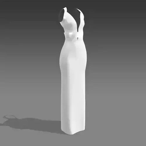 Dress  belt  detail  and back open detail modern chic look